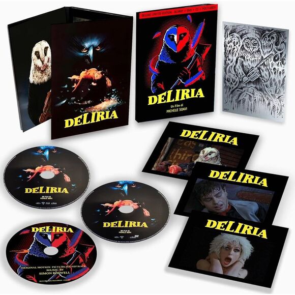 Deliria (Deluxe Edition Includes DVD CD Soundtrack and Postcards)BLU-RAY